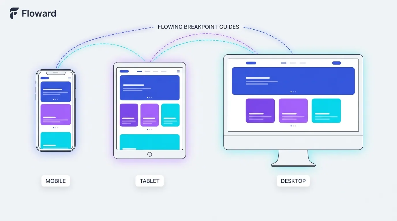 Responsive design layout adapting fluidly across mobile, tablet, and desktop breakpoints from a single codebase